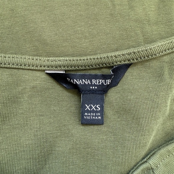 Banana Republic Green Round Neck Top (XXS) - Picture 4 of 5